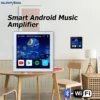 Smart Home Touch Screen 4 Inch WiFi Android 10 System Wall Amplifier Alexa Voice Control Background Music Audio Panel Indoor