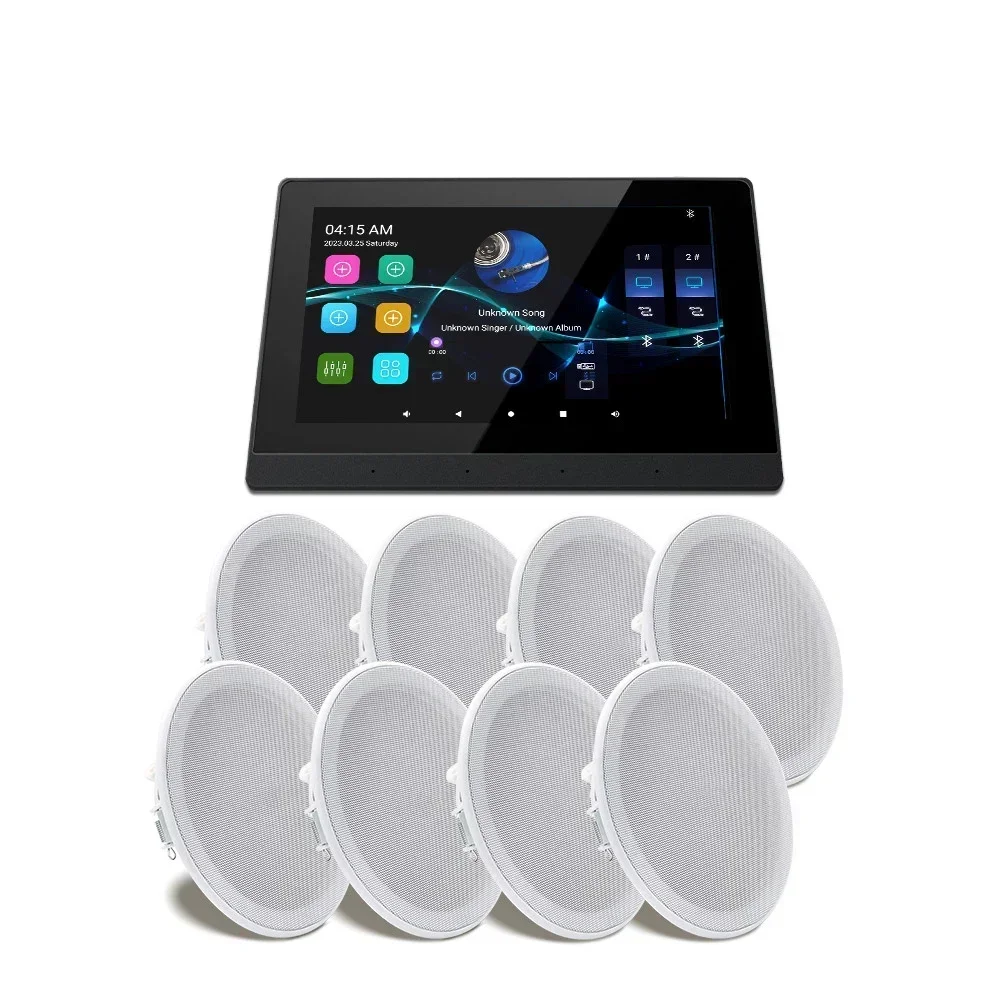 Smart Audio System Home Theater Sound Amplifier Wall Android WiFi Bluetooth Amp with 6 inch Stereo Ceiling Speaker Diy Kit Hotel - Image 5