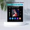 New In Wall Amplifier 4'' Smart Home Bluetooth Touch Screen Android 10.0 Audio Wall Panel Background Music System Voice Control
